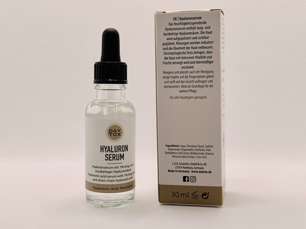 Gehört ebenfalls zu meinen Hyaluron-Favoriten: Das DayTox Hyaluron Serum